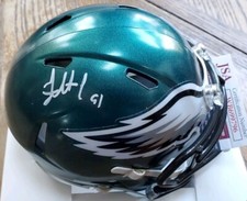 NICE AUTOGRAPHED Eagles Fletcher Cox Speed Mini Helmet JSA COA Signed NFL