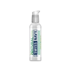Swiss Navy Natural Premium Natural Water-Based Glide Lubricant Lube 4oz