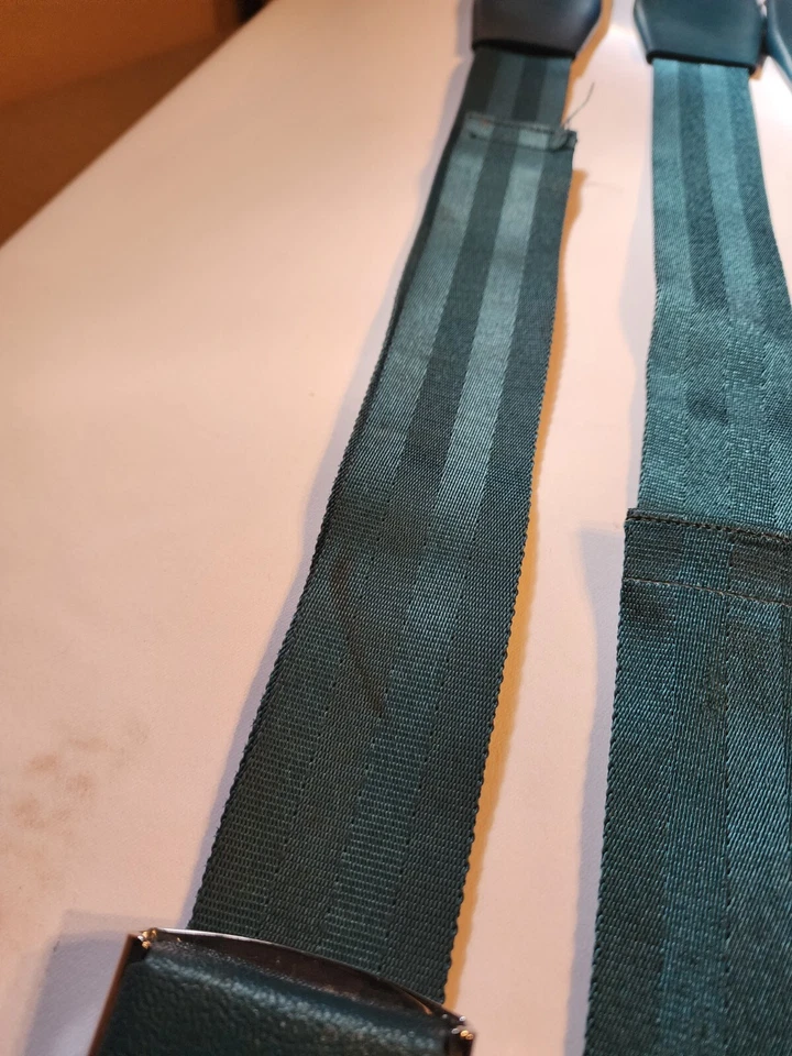 CINTURONES DE SEGURIDAD FORD MERCURY 1963-1965 MUSTANG GALAXIE FAIRLANE RANCHERO CYCLONE OEM Foto 4 de 4