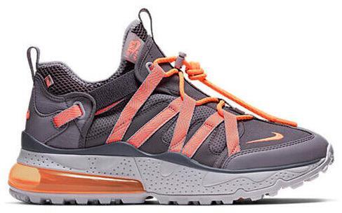 Nike Air Max 270 Bowfin Mens Shoes Gray Orange AO4687 002 Slip On Size 13 Nike Air Max 270 Bowfin Total Orange for Sale | Authenticity  main image 4