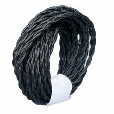 10m Lighting cable 2 / 3 core vintage braided Twisted fabric cable Lighting