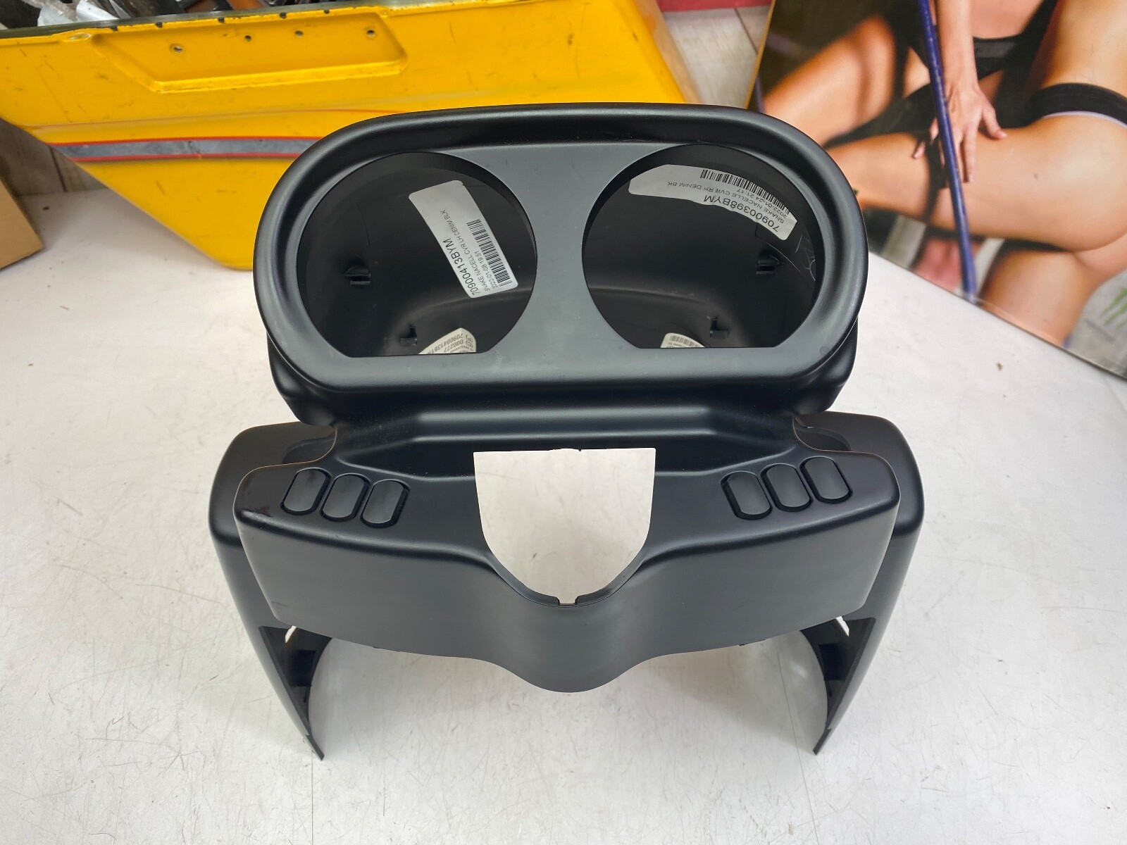 🔥1523 OEM Harley Road Glide Gauge Housing cover Nacelle Speedo Housing Fairing eBay