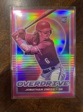 2021 Panini Chronicles Overdrive Baseball Jonathan India Pink Parallel #’/50 