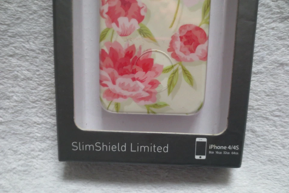 Capa protetora Agent18 Iphone 4 4S escudo fino vintage floral rosa nova  - Imagem 4 de 4