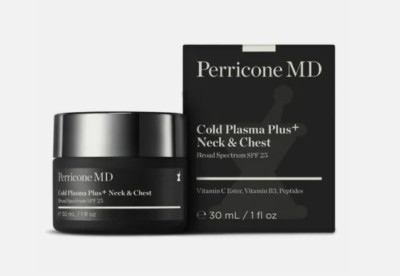 NEW Perricone MD Cold Plasma Plus+ Neck & Chest Broad Spectrum SPF 25 Exp 2026