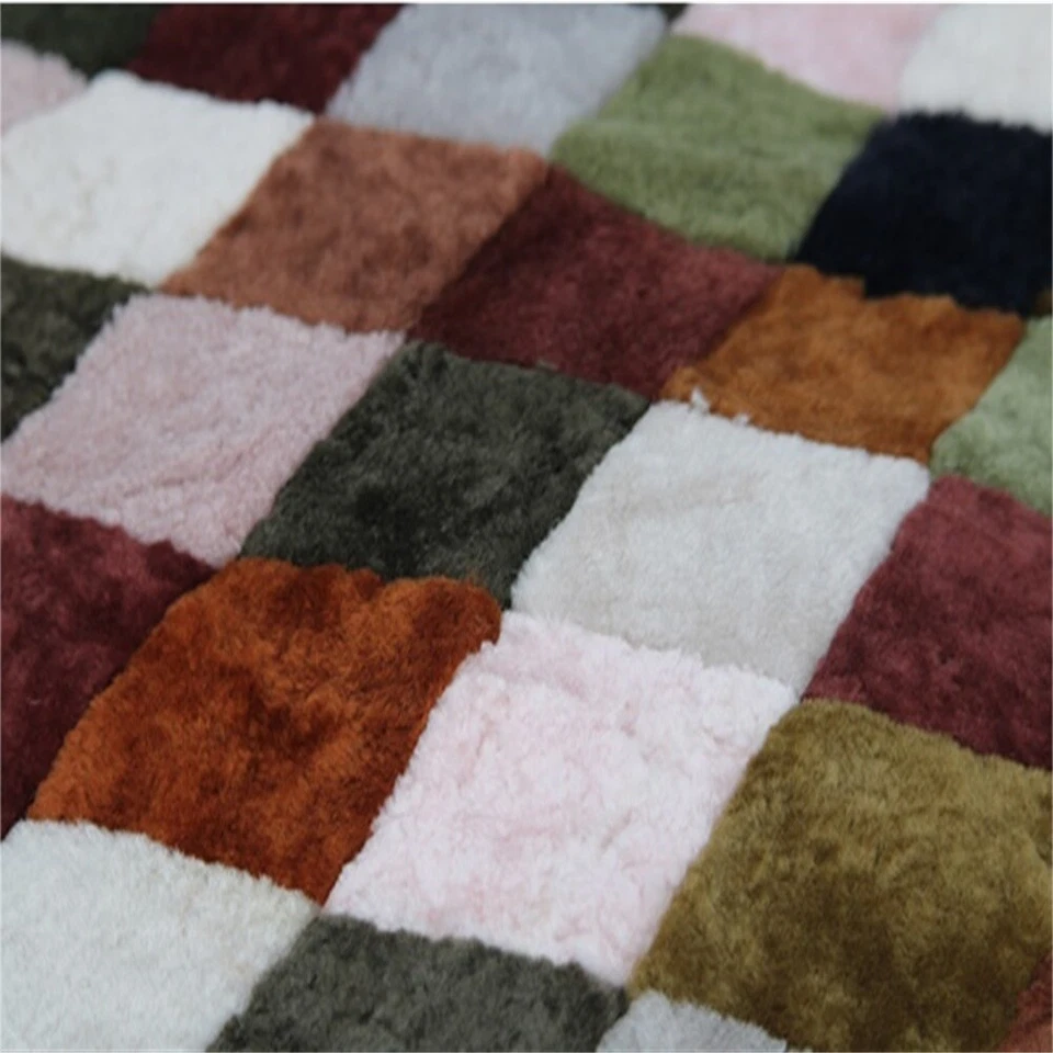 Real Fur Rug Blanket Throw Sheep Wool Shearling Sheepskin Rug 100×80 / 120X60 CM - Image 3 of 4