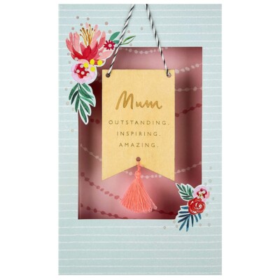 Für Mama Holz Andenken Deko Muttertag Karte