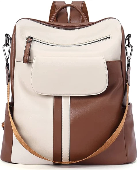 Extra Large Convertible Backpack Purse Leather Backpack Women 