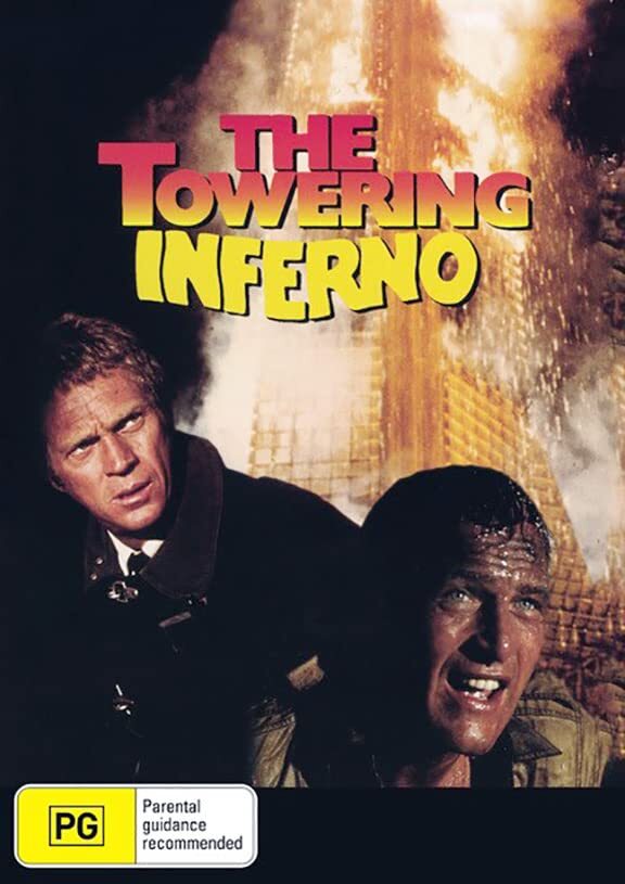 The Towering Inferno (DVD) William Holden Paul Newman Richard Chamberlain