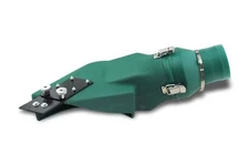 Custom Cut Leaf Vacuum Deck Adapter for 6” Hose to Husqvarna 54" Mower Deck