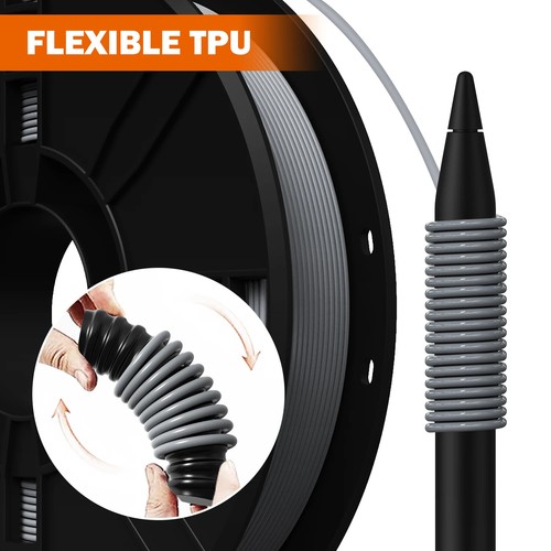 Filamento TPU flessibile 1,75 mm stampa 3D filamento TPU per stampante 3D 1 bobina - Foto 5 di 17
