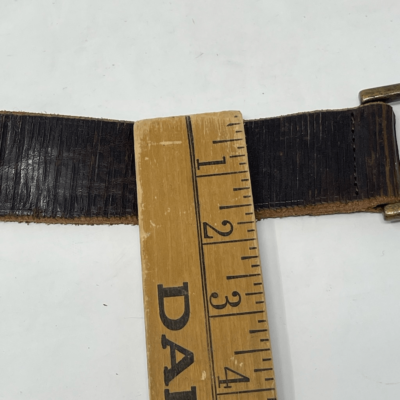 Streets Ahead Leather belt with slanted buckle Made in Italy  display picture 1