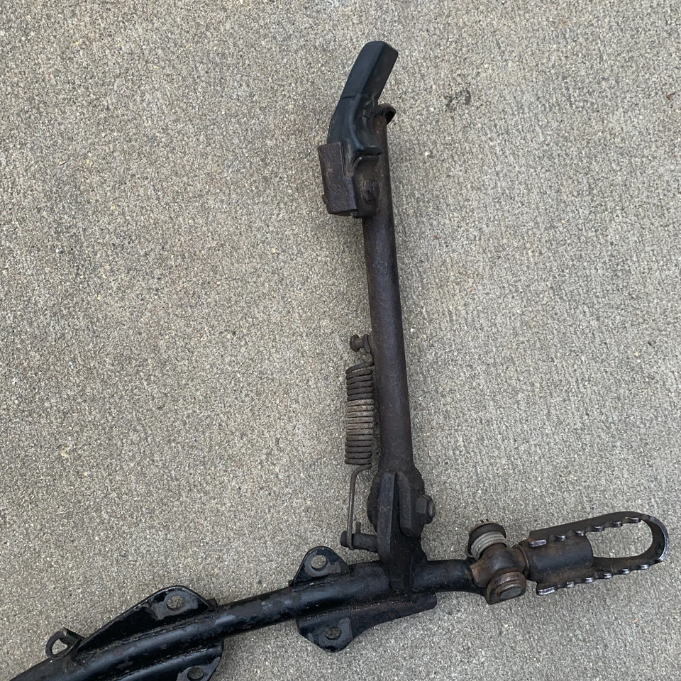 Honda XL 1977 75 reposapiés y soporte Foto 3 de 4