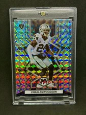 Charles Woodson RARE MOSAIC  REFRACTOR INVESTMENT CARD SSP PANINI RAIDERS MINT
