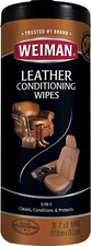 Leather Cleaner  Conditioner Wipes, UV Protection for Couches, Shoes, etc 30 Ct