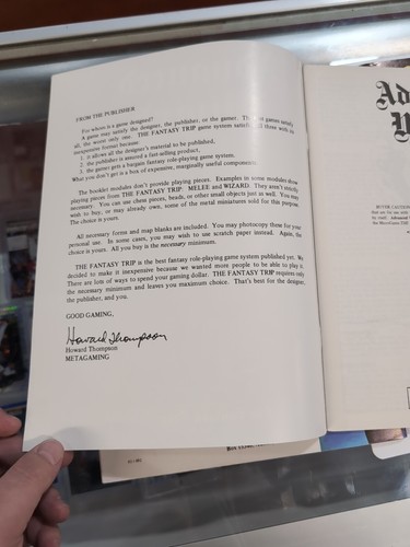 IN THE LABYRINTH GAME MASTERS MODULE METAGAMING RPG The Fantasy Trip - Minty SET - Picture 12 of 21