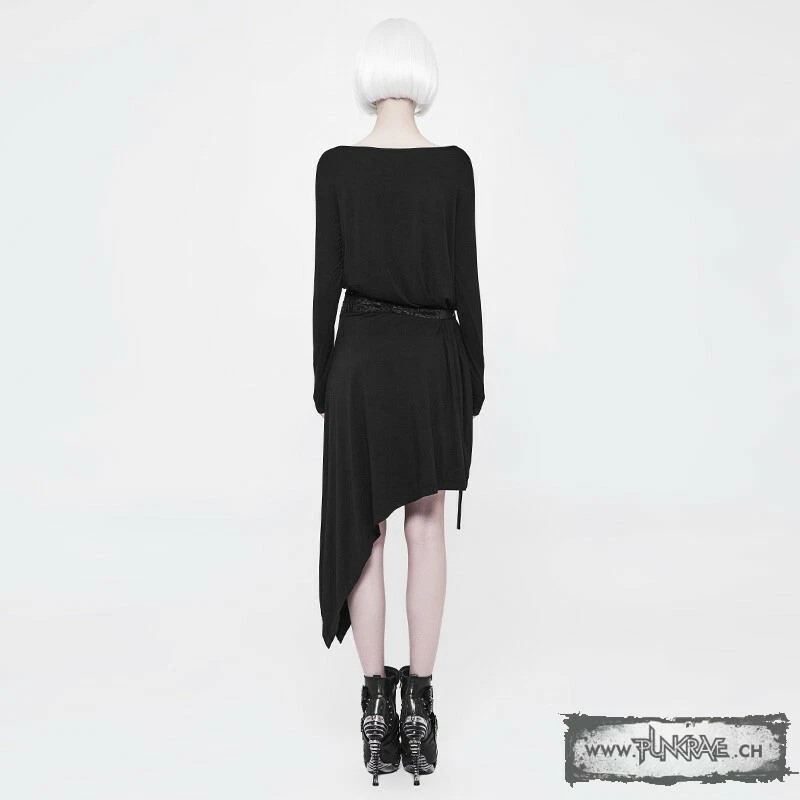 Punk Rave Steampunk Assymetrical Vintage Inspired authentic dress - image 4 of 4