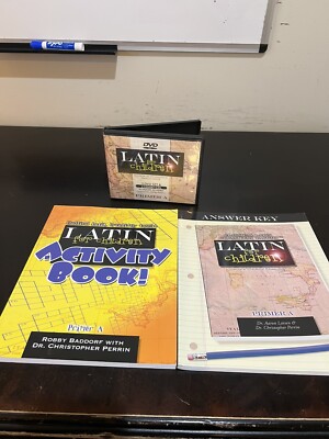 Latin For Children 3 DVD Set 2 Chant CDs Primer A, Activity Book& Answer Key