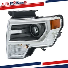 For Ford F150 2013-2014 Headlight Assy HID Type Projector Electroplated Left