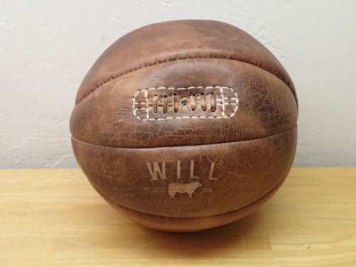 Will Leather Goods Retro Style Golden Age Basketball USA for Display