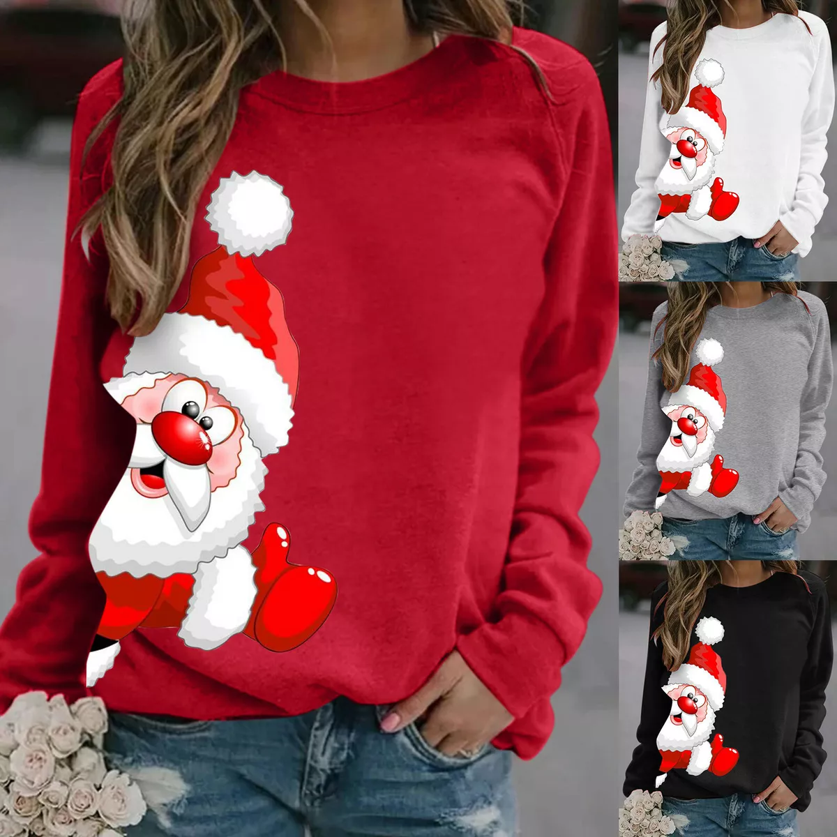 santa claus t shirt for ladies