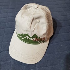 NWT Jeep 1941 Women's Hook Loop Adjustable Embroidered Hat Cap Mountains Beige