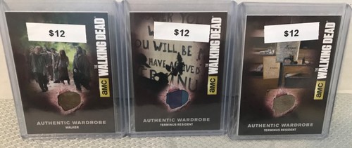AMC THE WALKING DEAD 35 card costume wardrobe lot collection Cryptozoic Topps - Picture 5 of 5