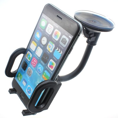 Windshield Car Mount Holder Glass Cradle Rotating Dock Suction for Cell Phones