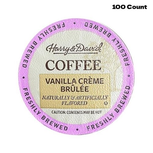 Harry & David Single Serve Kaffee (Vanille Creme Brulee, 100 Stück) - Bild 1 von 3