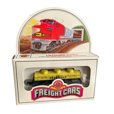 BACHMANN N SCALE PENN SALT YELLOW TANK CAR  THREE DOME TANK CAR 70150