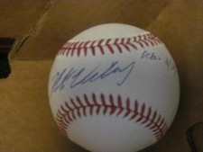 Nick Williams Philadelphia Phillies Signed MLB Baseball COA MLB Debut INS