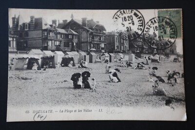 Alte AK: Calvados, Houlgate - 65. La Plage et les Villas