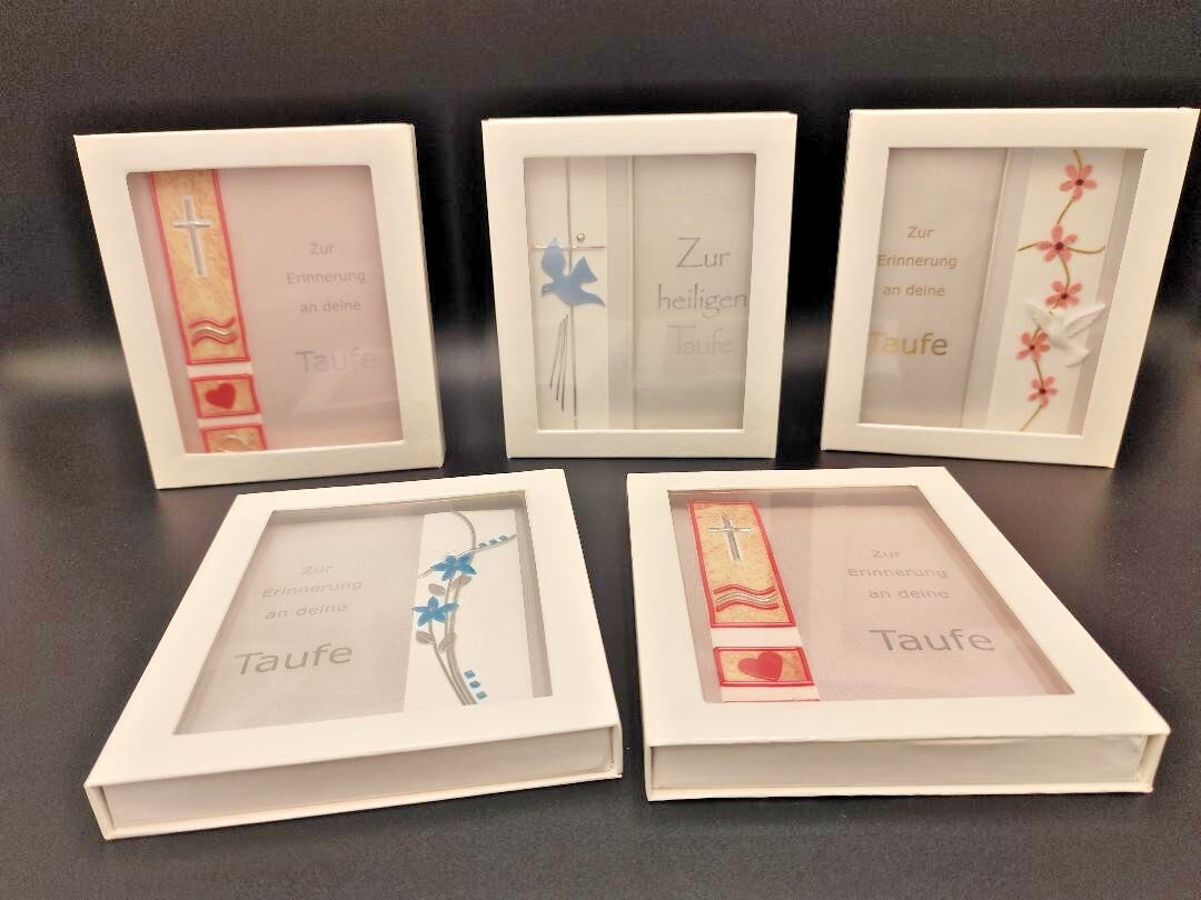 4 Patenbriefe Taufbriefe