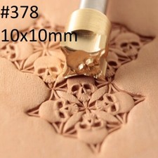 Skull Leather Stamp Tools Stamps Stamping Carving Brass Tool Crafting Punch 378