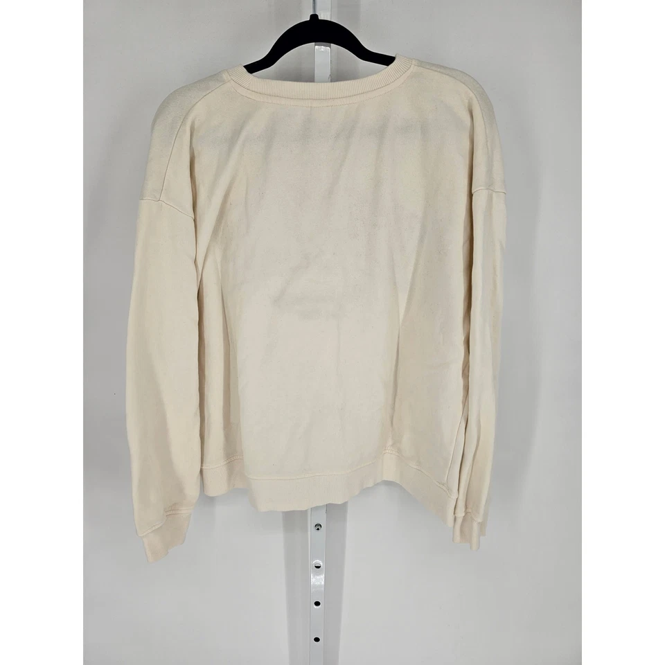 Sudadera H&M Yale University para mujer talla XL cuello redondo crema Foto 4 de 4