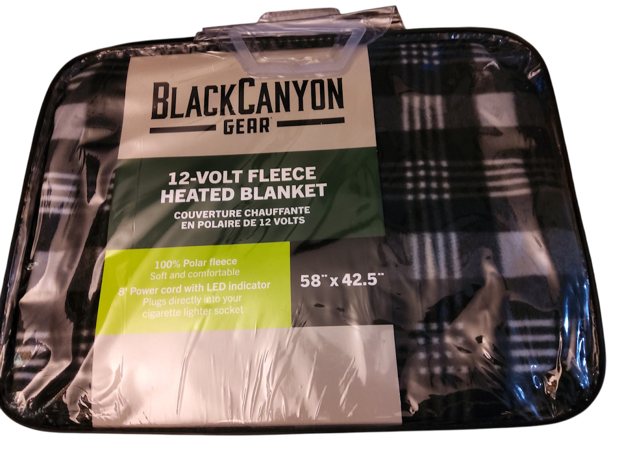 12v Heated Throw for car, truck, car, SUV, camping, travel