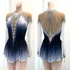 334 Figure Skating Costumes Customized Competition ice skating dress Girls woman