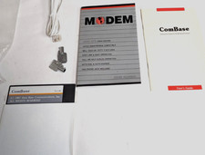VTG 1987 IBM Combase manual and floppy with keys Rare
