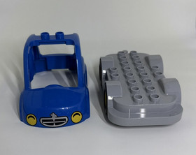 Lego Duplo Blue Car Camping 10602 Camping Adventure 10583 Forest Fishing Trip