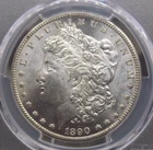 1890 "CC" Morgan SILVER Dollar $1 PCGS MS64 CAC #012 Uncirculated BU ECC&C, Inc.