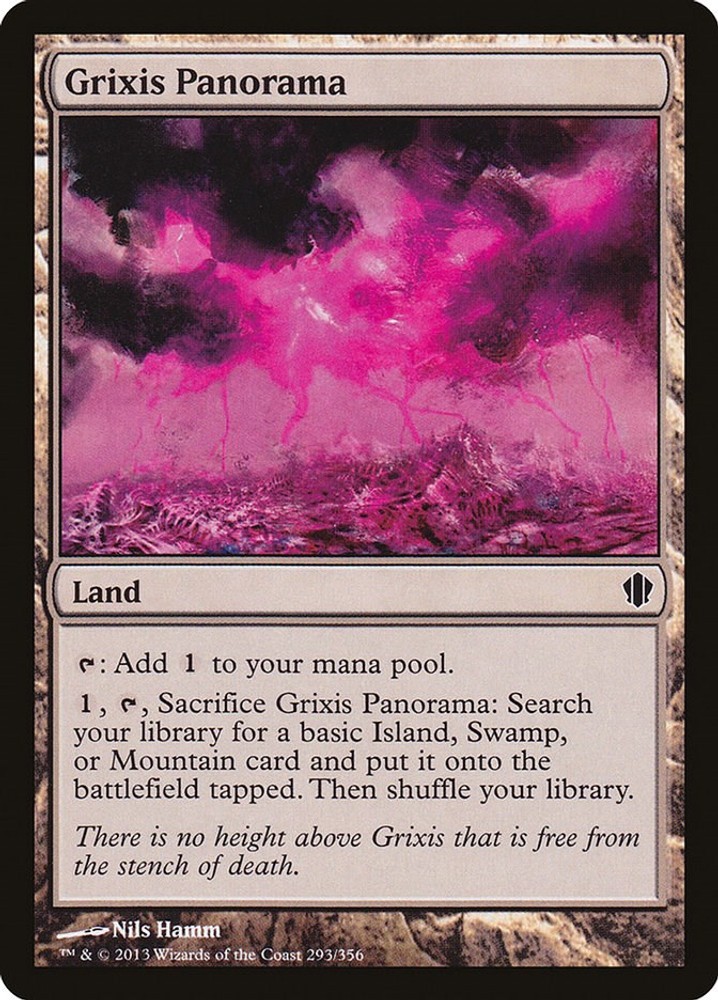 Grixis Panorama - 293 - NM - Commander 2013