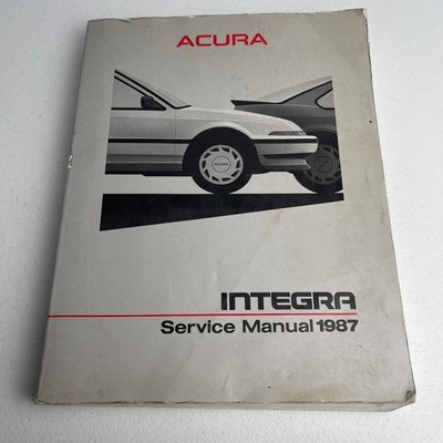 1987 Acura Integra Service Manual