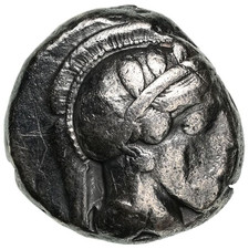 Attica - Athens - Tetradrachm 454-404 BC Athena and AOE Owl