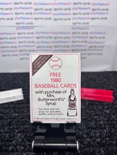 1980 Mrs Butterworth?s CelloPack ~ Pos Henderson RC ~ Mario Mendoza ~ Mariners