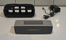 Bose SoundLink Mini I Bluetooth Speaker Bundle with Charger  Skin/Case - TESTED