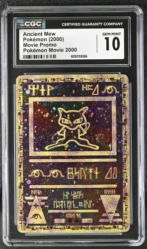 2x Swirls 🌀 CGC 10 Gem Mint Ancient Mew Pokemon Movie 2000 Pokemon Movie Promo