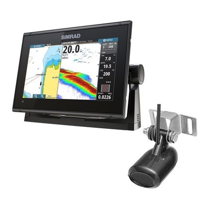 Simrad GO9 XSE 9'' GPS Chartplotter Fishfinder + Transducer Touchscreen WiFi CMAP