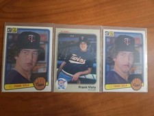 1983 Lot Of 3 Frank Viola Rc Cards. 1 Fleer 2 Donruss