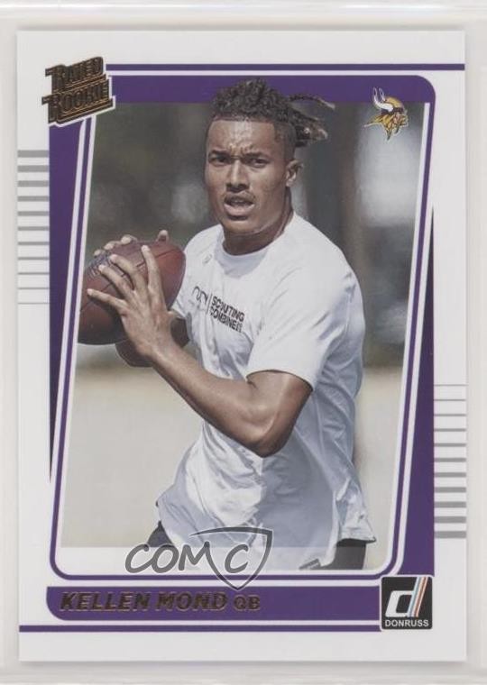 2021 Panini Donruss Rated Rookie Portrait Kellen Mond #256 0f72