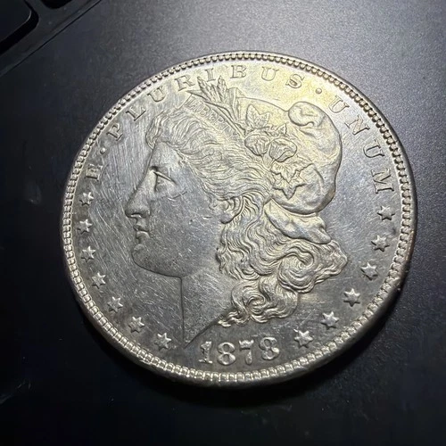 1878-S Morgan Silver Dollar, AU Condition First Year